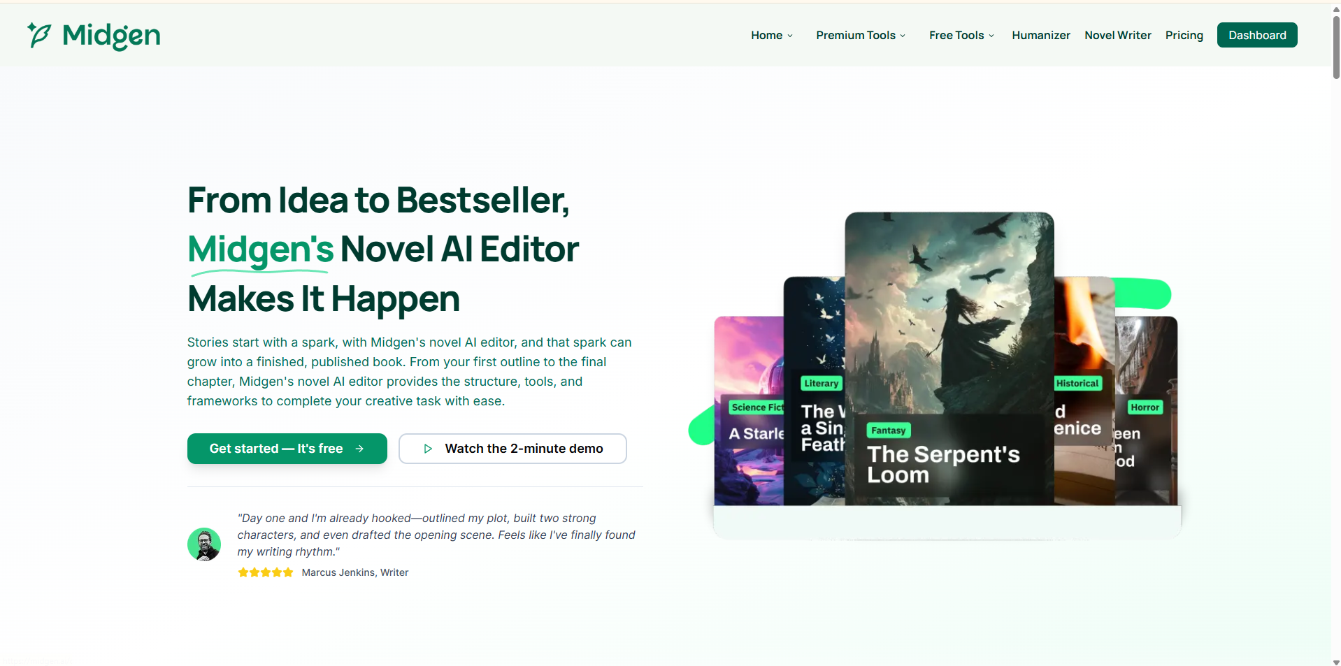 Midgen Novel Writer